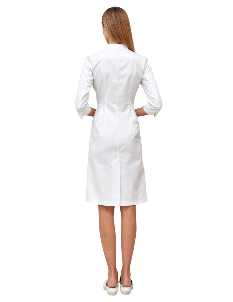 Treat in Style Scrubs Women's Elegant Lab Coat White | scrub-supply.com