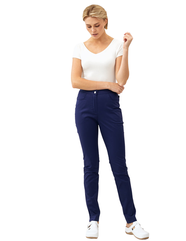 Treat in Style Scrubs Women's Skinny Pants Blue | scrub-supply.com