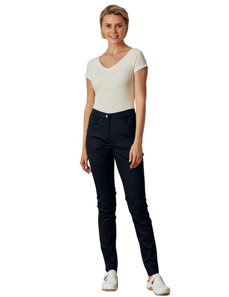 Treat in Style Scrubs Women's Skinny Pants Black | scrub-supply.com