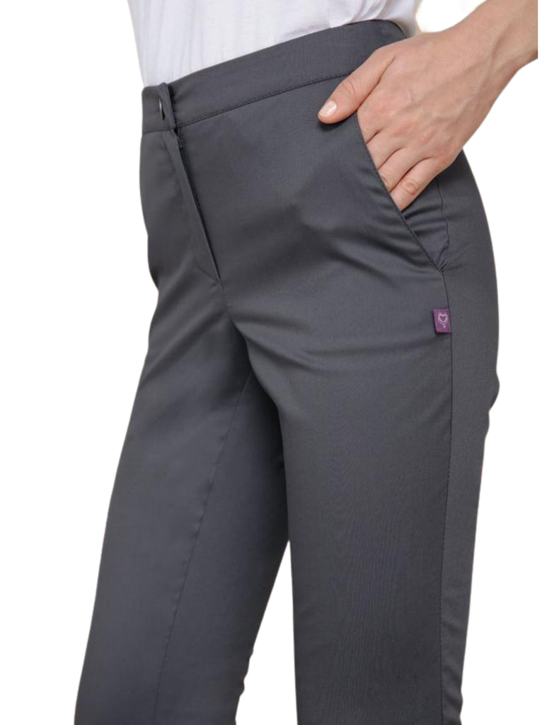 Treat in Style Scrubs Women's Skinny Pants Grey | scrub-supply.com