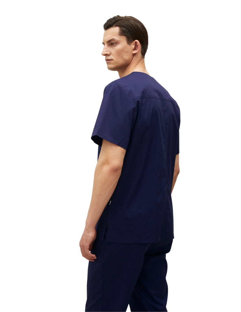 Treat in Style Scrubs Men's Basic Top Blue | scrub-supply.com