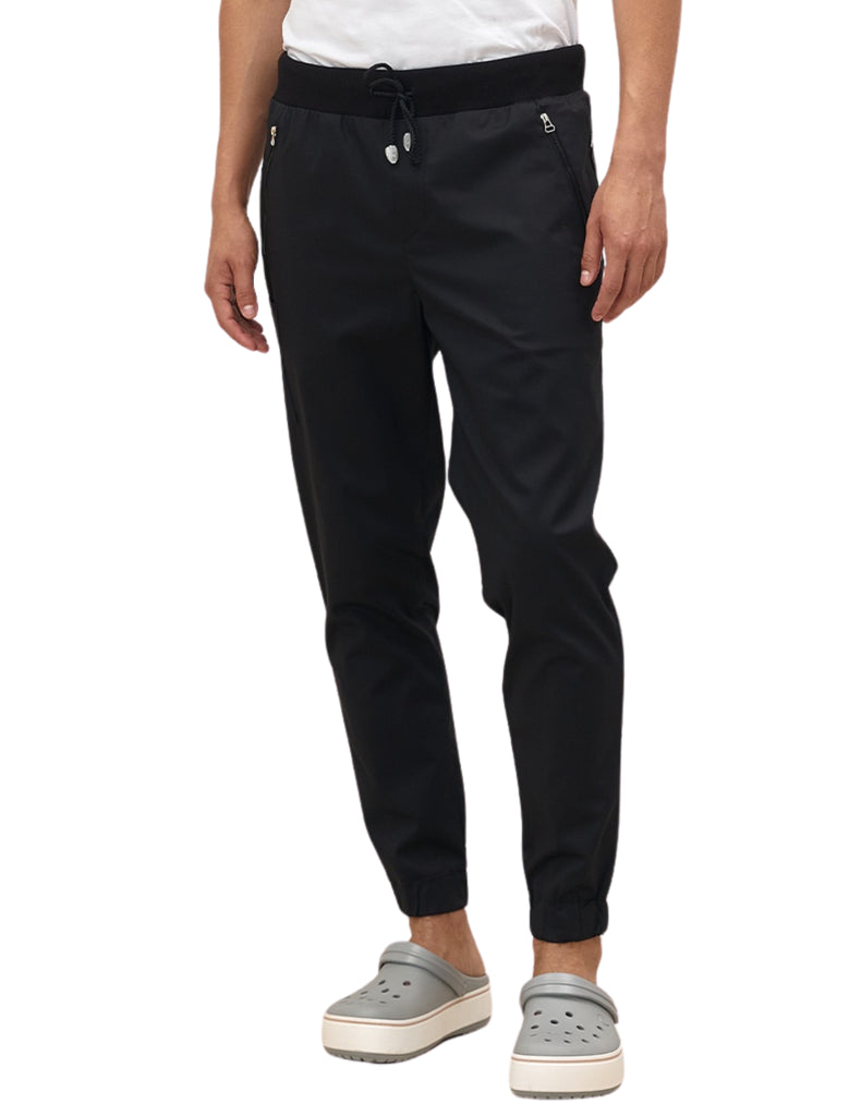 Treat in Style Scrubs Men's Joggers Black | scrub-supply.com