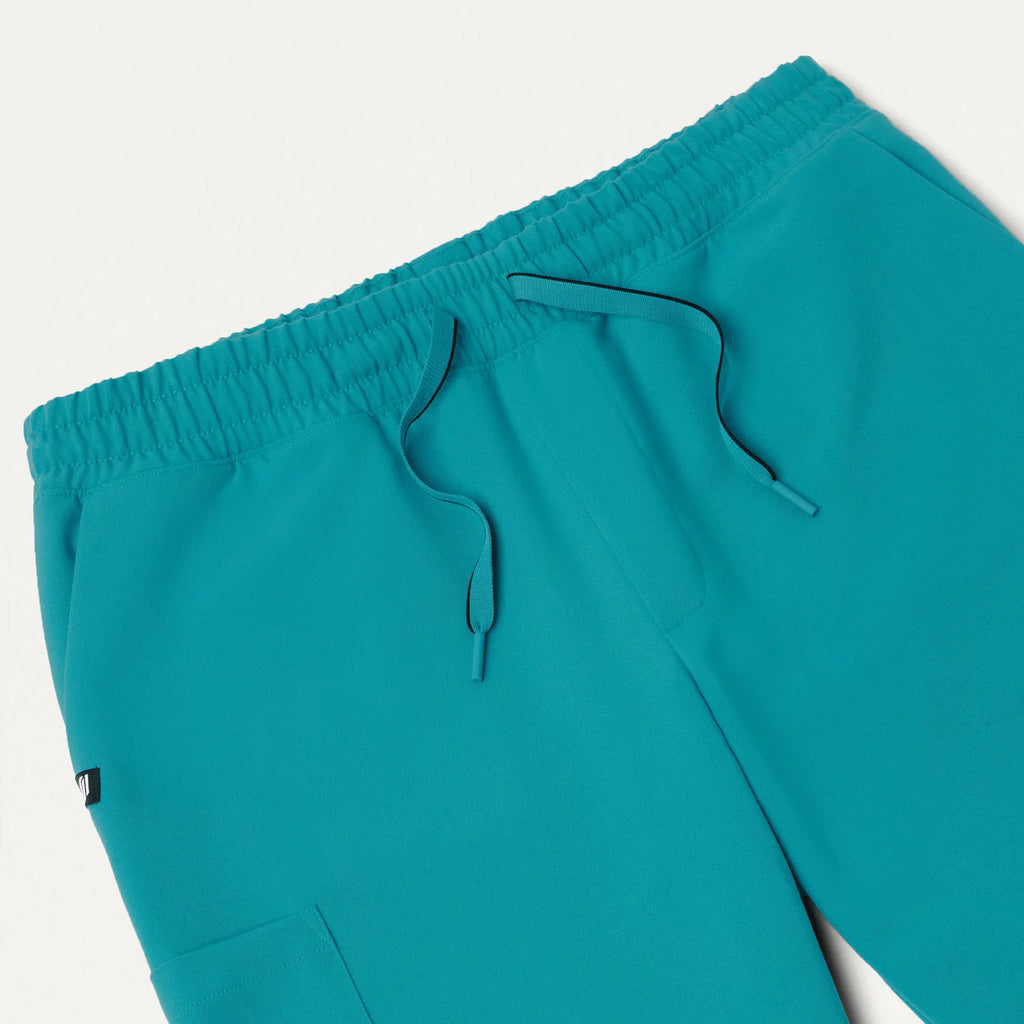 Jaanuu Scrubs Men's Rhodes Everyday Straight-Leg Scrub Pant Aqua | scrub-supply.com