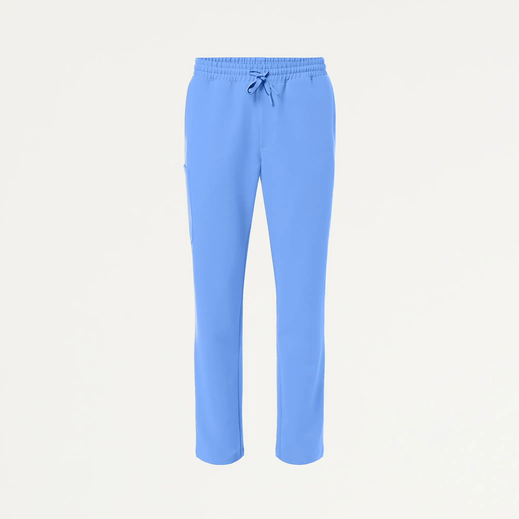 Jaanuu Scrubs Men's Rhodes Everyday Straight-Leg Scrub Pant Ceil Blue | scrub-supply.com