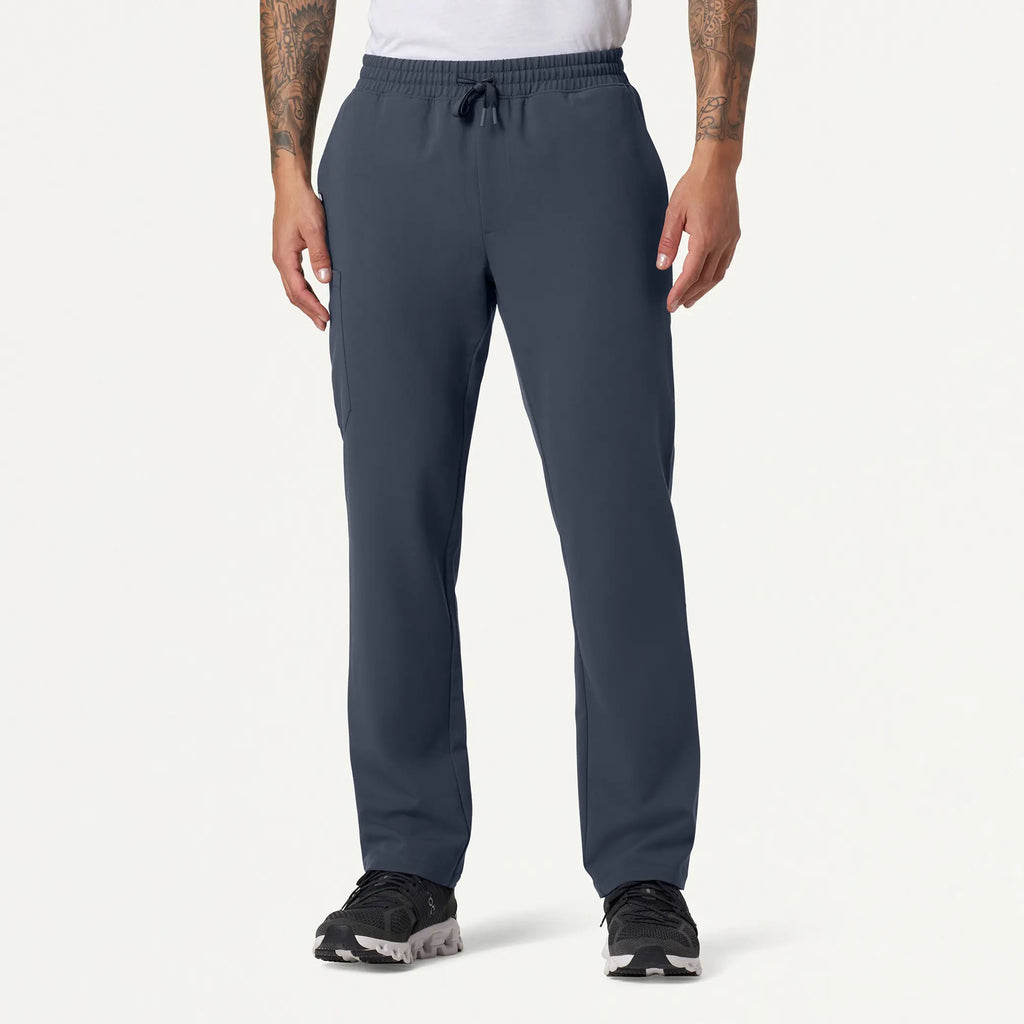 Jaanuu Scrubs Men's Rhodes Everyday Straight-Leg Scrub Pant Carbon Gray | scrub-supply.com