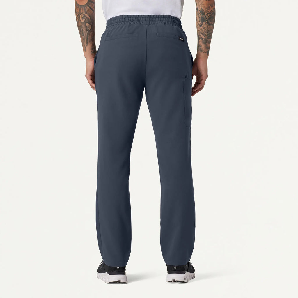 Jaanuu Scrubs Men's Rhodes Everyday Straight-Leg Scrub Pant Carbon Gray | scrub-supply.com