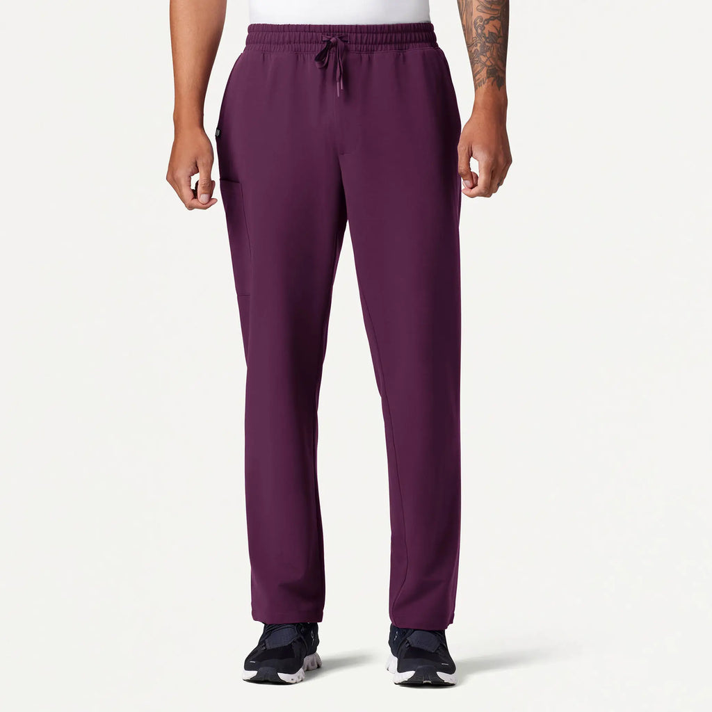 Jaanuu Scrubs Men's Rhodes Everyday Straight-Leg Scrub Pant Dark Amethyst | scrub-supply.com