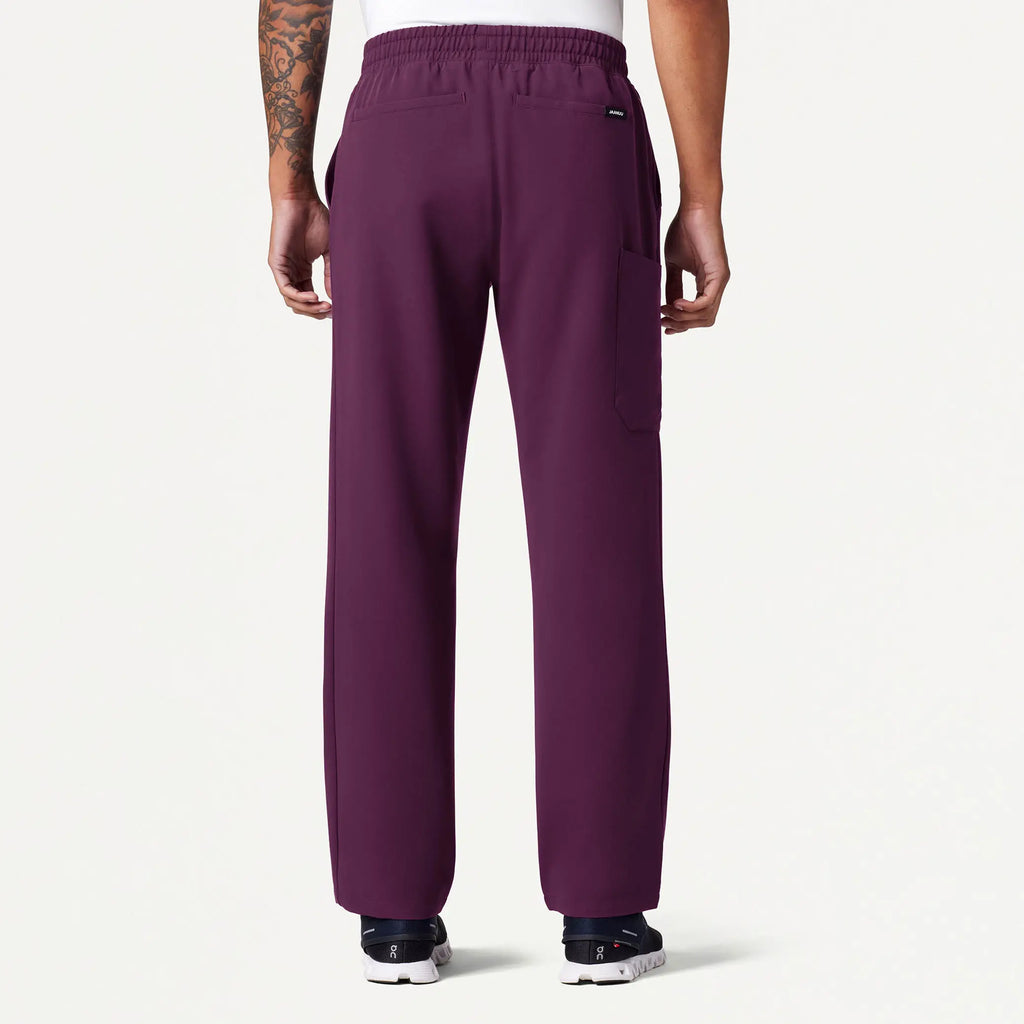 Jaanuu Scrubs Men's Rhodes Everyday Straight-Leg Scrub Pant Dark Amethyst | scrub-supply.com