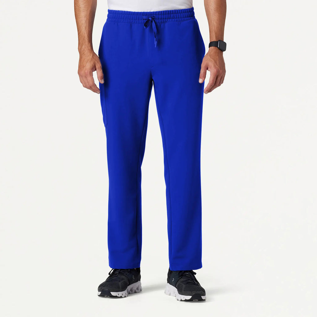 Jaanuu Scrubs Men's Rhodes Everyday Straight-Leg Scrub Pant Electric Blue | scrub-supply.com