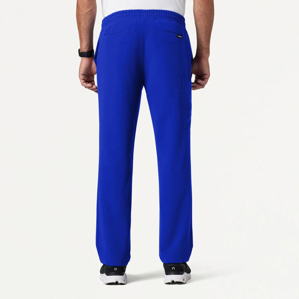 Jaanuu Scrubs Men's Rhodes Everyday Straight-Leg Scrub Pant Electric Blue | scrub-supply.com