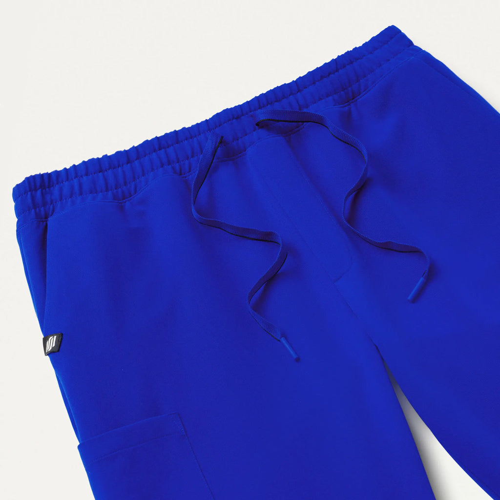 Jaanuu Scrubs Men's Rhodes Everyday Straight-Leg Scrub Pant Electric Blue | scrub-supply.com