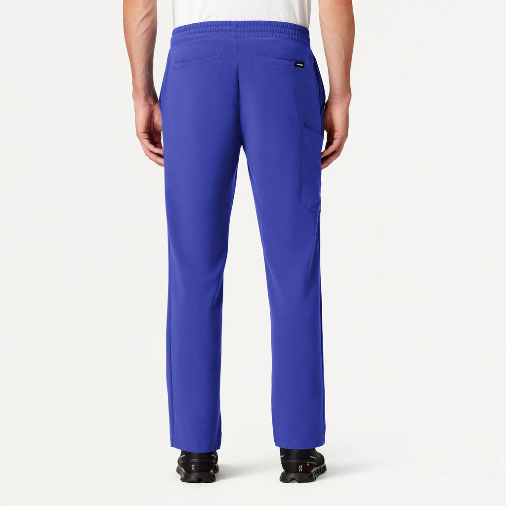 Jaanuu Scrubs Men's Rhodes Everyday Straight-Leg Scrub Pant Moon Blue | scrub-supply.com