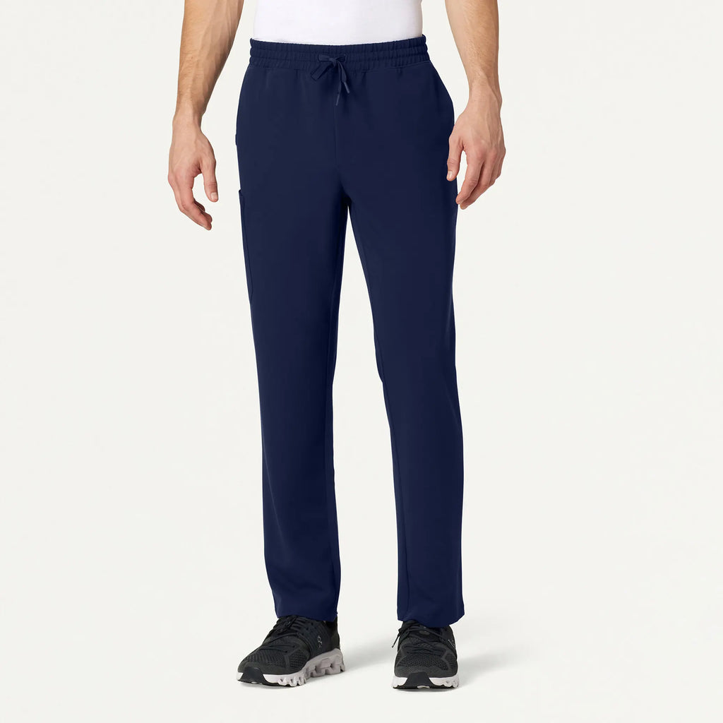 Jaanuu Scrubs Men's Rhodes Everyday Straight-Leg Scrub Pant Midnight Navy | scrub-supply.com