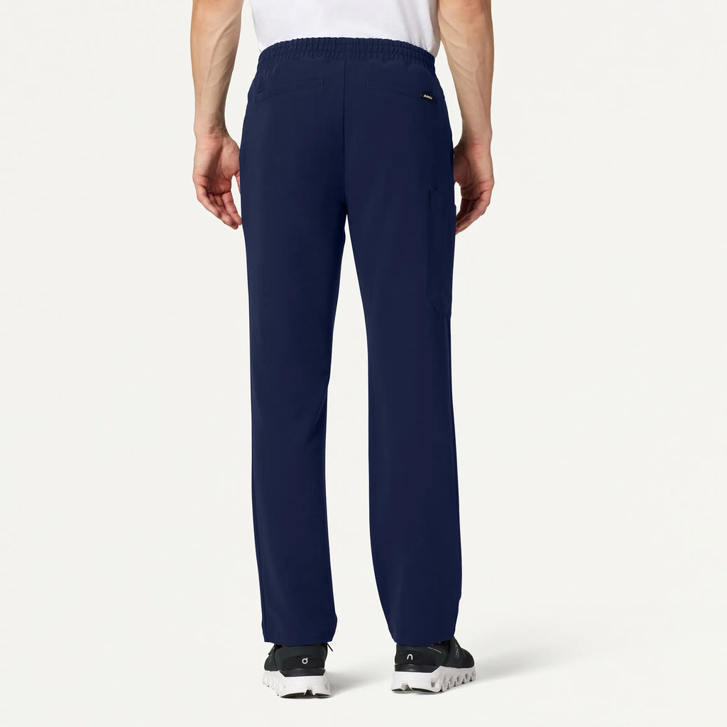 Jaanuu Scrubs Men's Rhodes Everyday Straight-Leg Scrub Pant Midnight Navy | scrub-supply.com