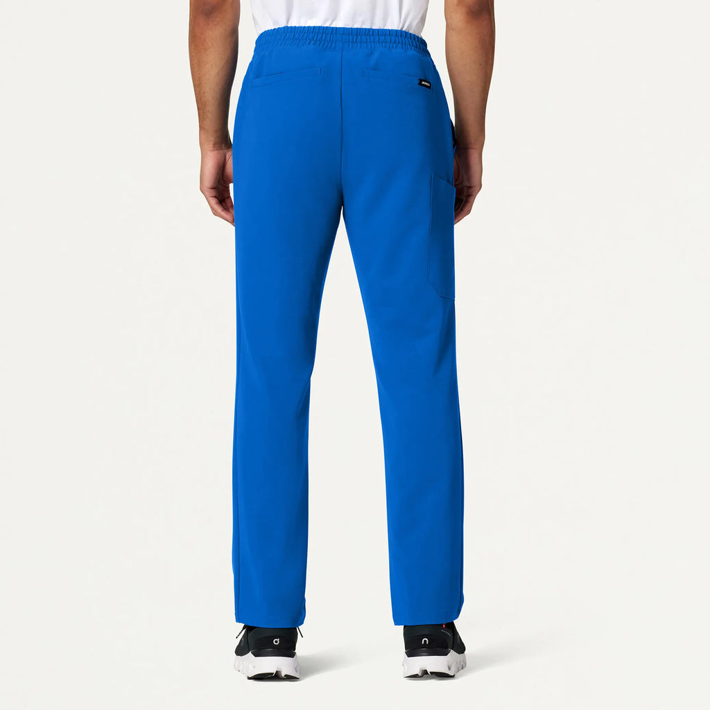 Jaanuu Scrubs Men's Rhodes Everyday Straight-Leg Scrub Pant Royal Blue | scrub-supply.com