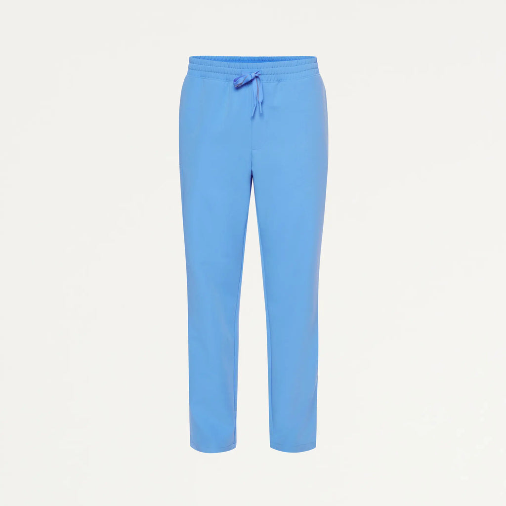 Jaanuu Scrubs Men's Rhodes Everyday Straight-Leg Scrub Pant Sky Blue | scrub-supply.com