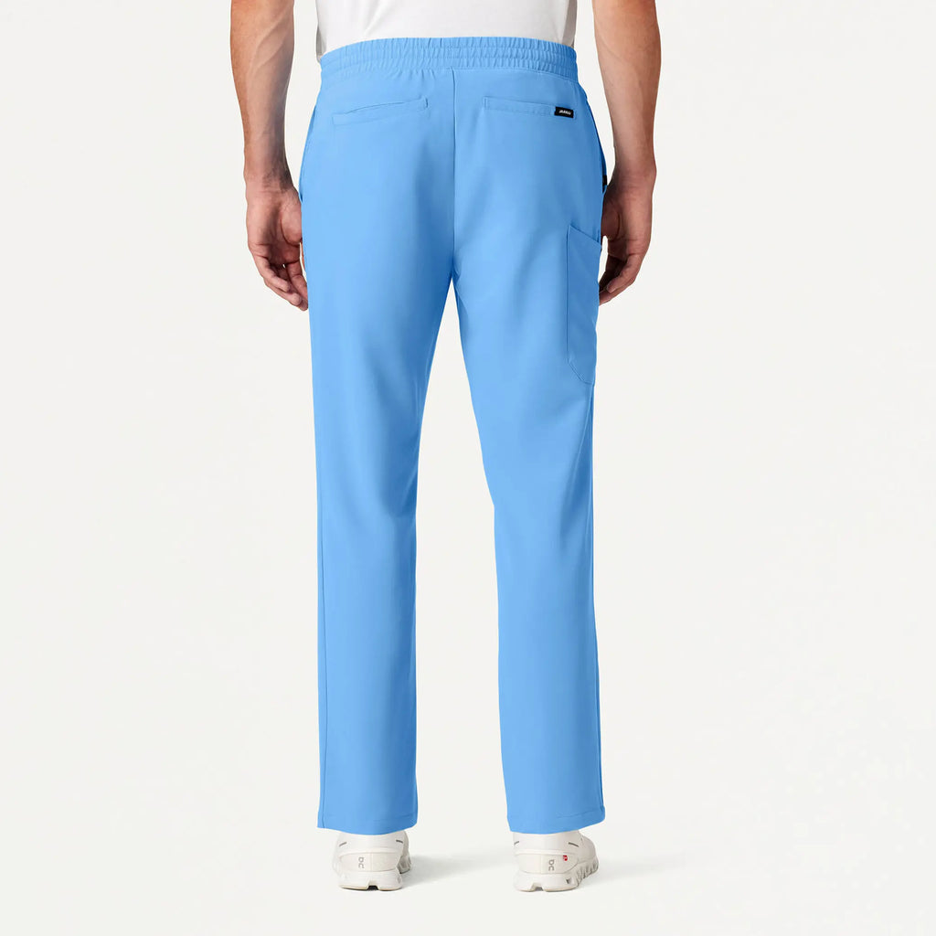 Jaanuu Scrubs Men's Rhodes Everyday Straight-Leg Scrub Pant Sky Blue | scrub-supply.com