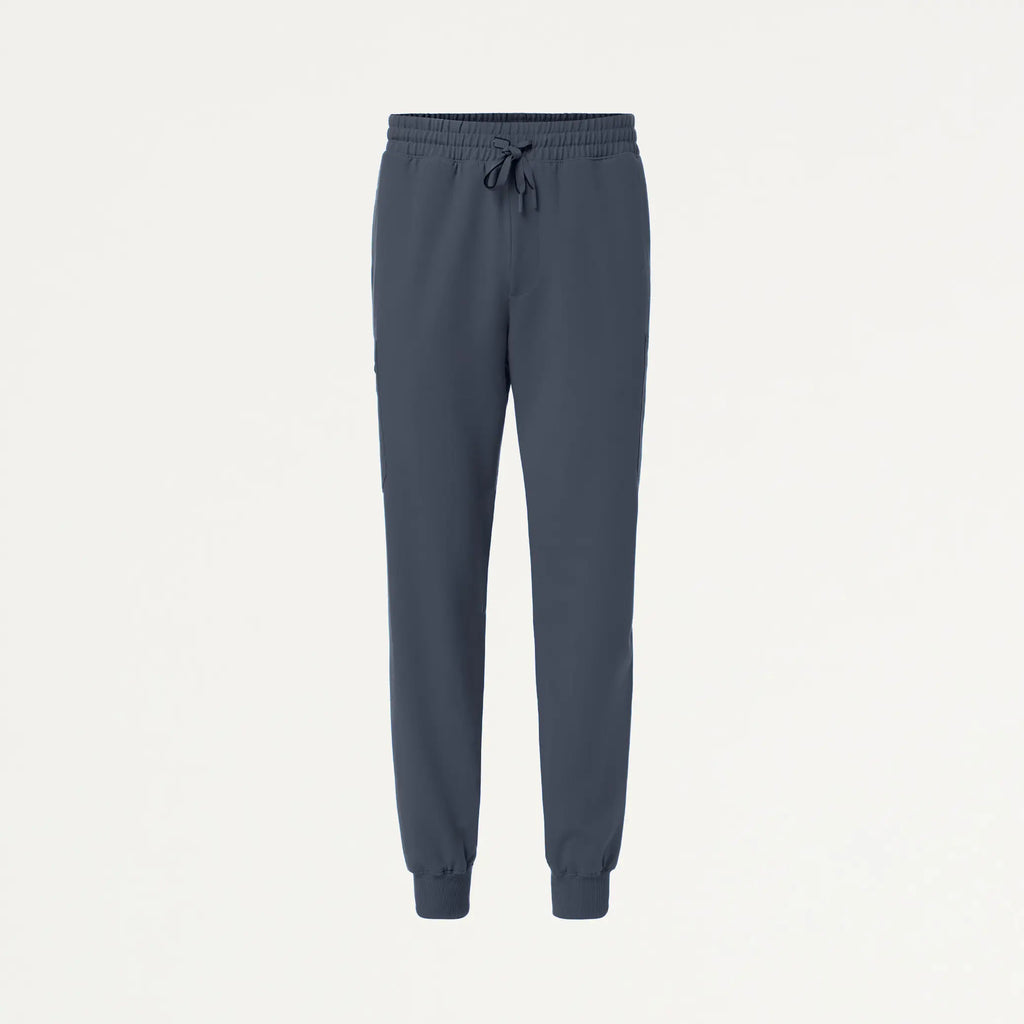 Jaanuu Scrubs Men's Osmo 8-Pocket Scrub Jogger Carbon Gray | scrub-supply.com