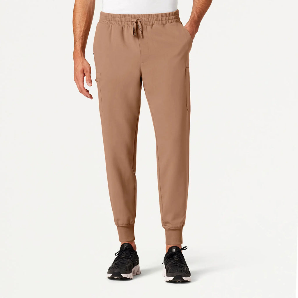 Jaanuu Scrubs Men's Osmo 8-Pocket Scrub Jogger Clay | scrub-supply.com