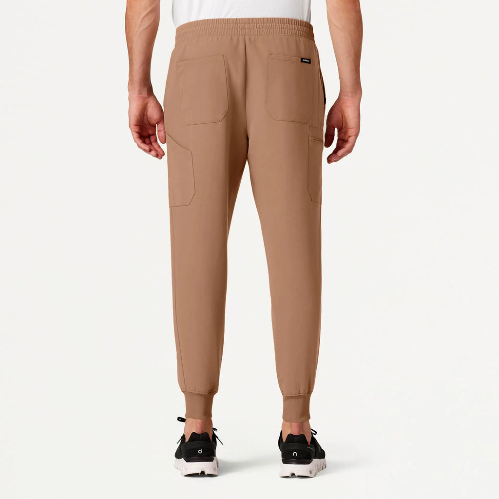 Jaanuu Scrubs Men's Osmo 8-Pocket Scrub Jogger Clay | scrub-supply.com