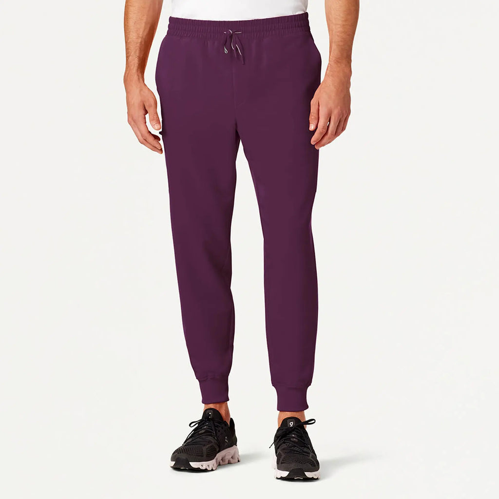 Jaanuu Scrubs Men's Osmo 8-Pocket Scrub Jogger Dark Amethyst | scrub-supply.com