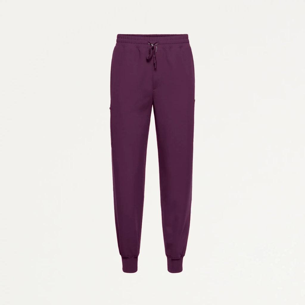 Jaanuu Scrubs Men's Osmo 8-Pocket Scrub Jogger Dark Amethyst | scrub-supply.com