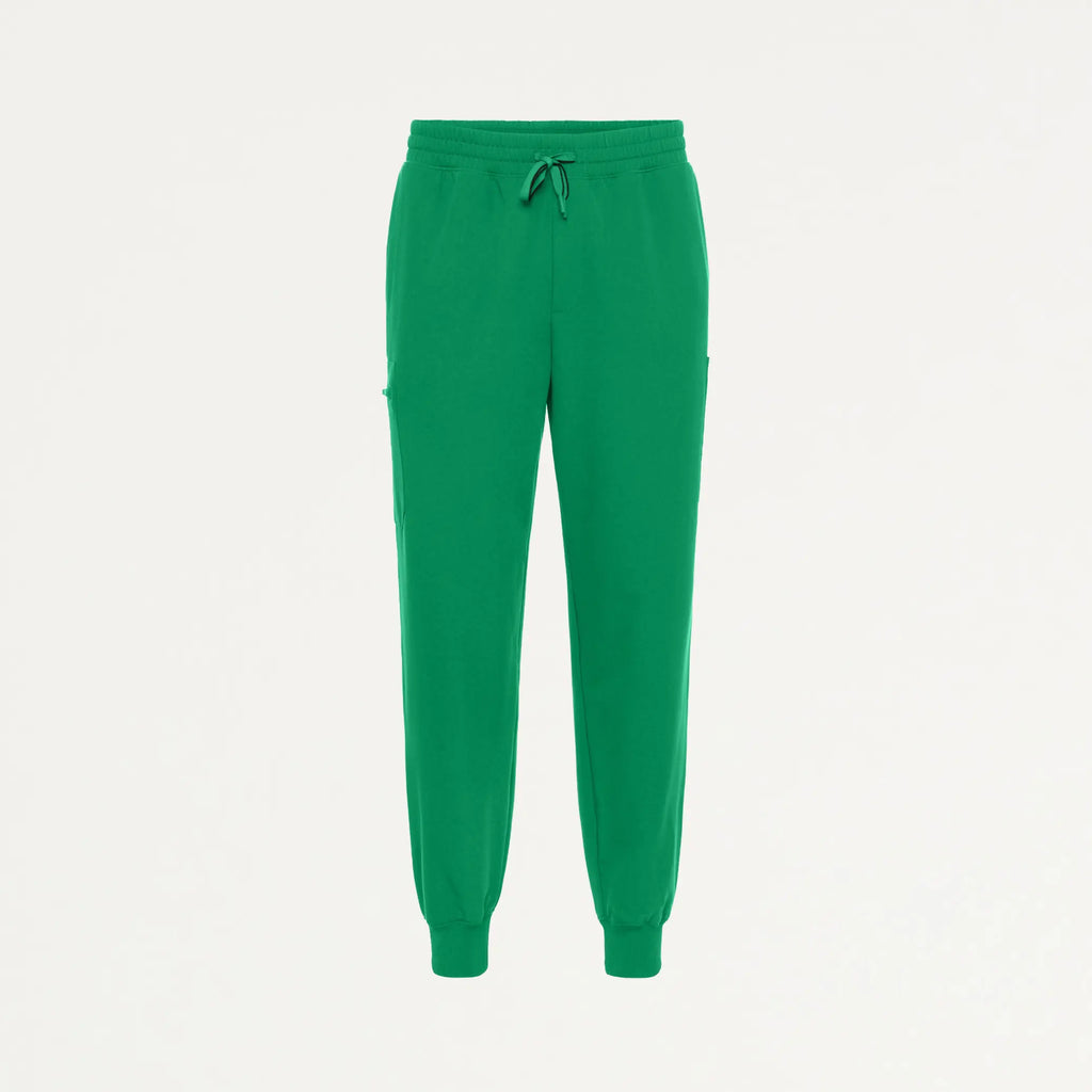 Jaanuu Scrubs Men's Osmo 8-Pocket Scrub Jogger Emerald Green | scrub-supply.com