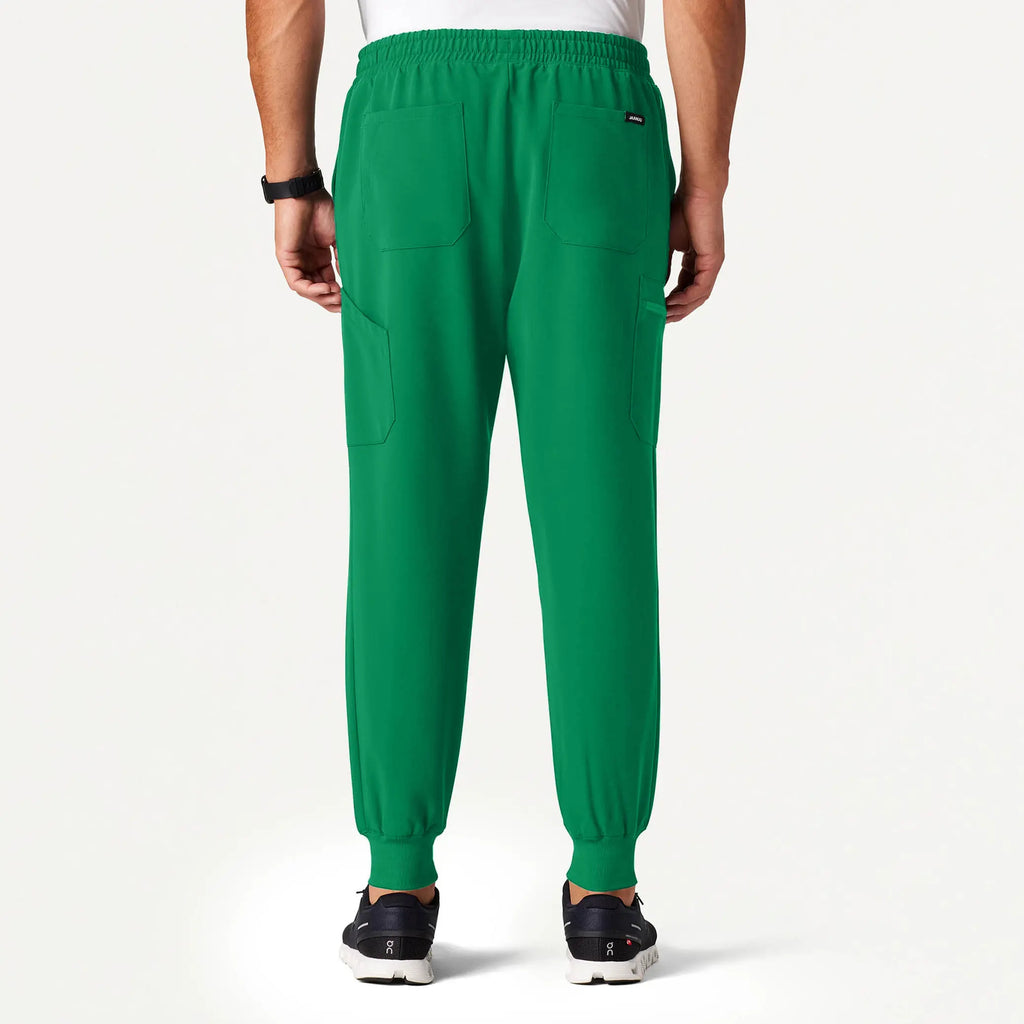 Jaanuu Scrubs Men's Osmo 8-Pocket Scrub Jogger Emerald Green | scrub-supply.com