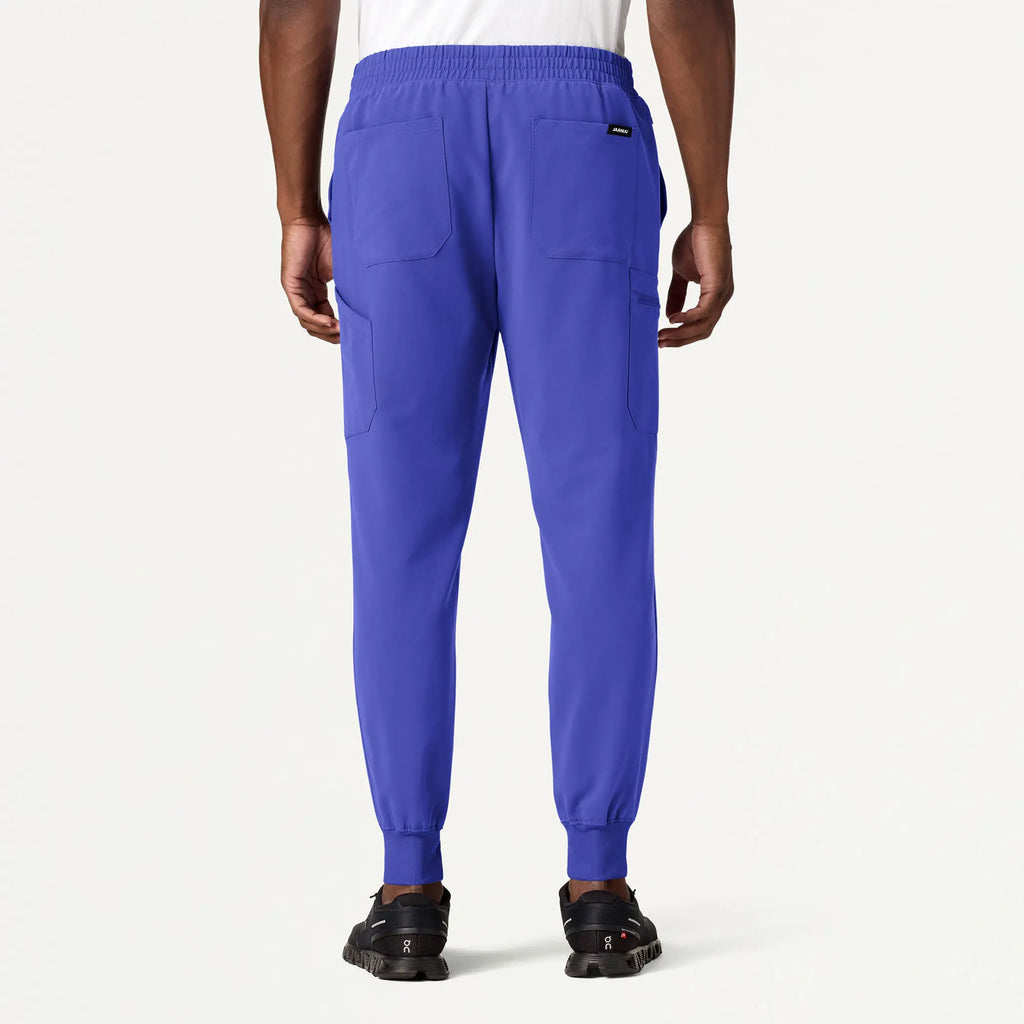 Jaanuu Scrubs Men's Osmo 8-Pocket Scrub Jogger Moon Blue | scrub-supply.com