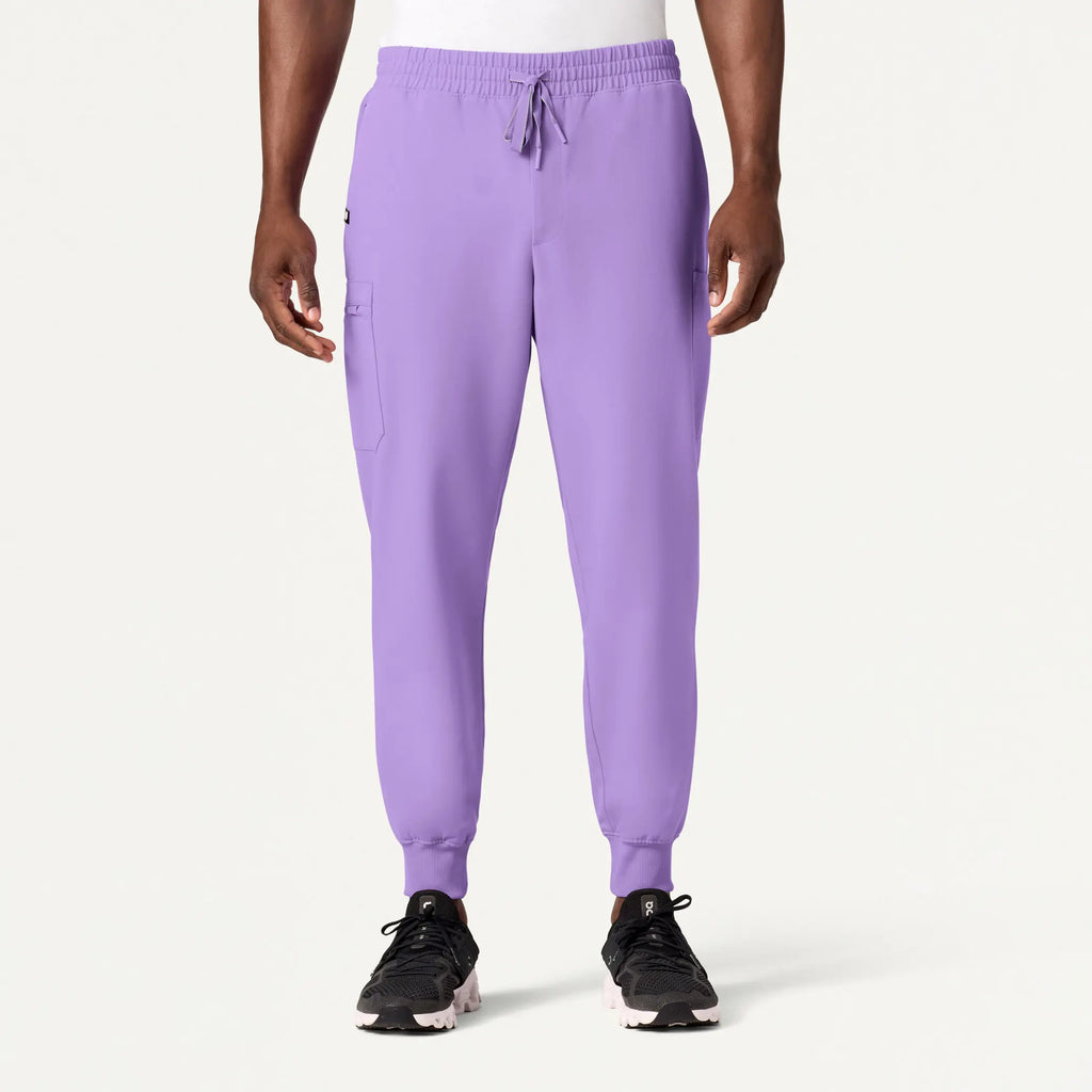 Jaanuu Scrubs Men's Osmo 8-Pocket Scrub Jogger Lilac | scrub-supply.com