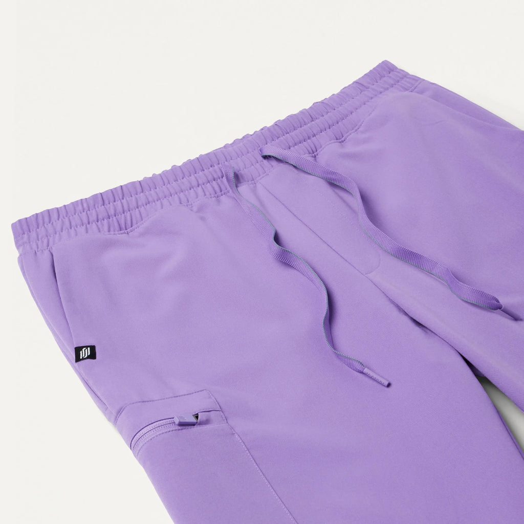 Jaanuu Scrubs Men's Osmo 8-Pocket Scrub Jogger Lilac | scrub-supply.com