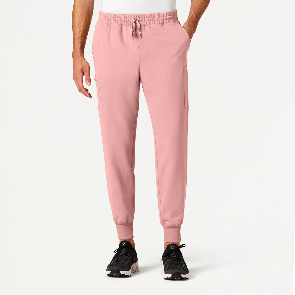 Jaanuu Scrubs Men's Osmo 8-Pocket Scrub Jogger Mauve | scrub-supply.com