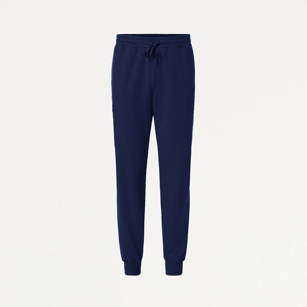 Jaanuu Scrubs Men's Osmo 8-Pocket Scrub Jogger Midnight Navy | scrub-supply.com