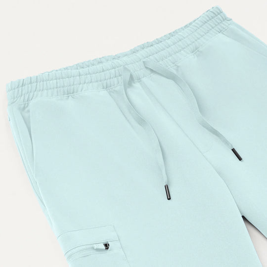 Jaanuu Scrubs Men's Osmo 8-Pocket Scrub Jogger Sky Blue | scrub-supply.com