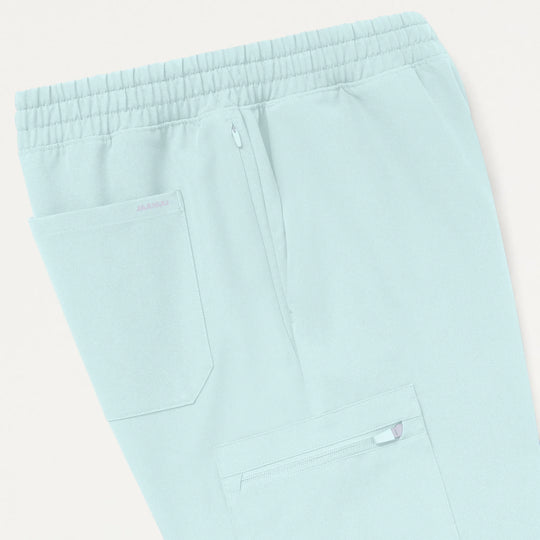 Jaanuu Scrubs Men's Osmo 8-Pocket Scrub Jogger Sky Blue | scrub-supply.com