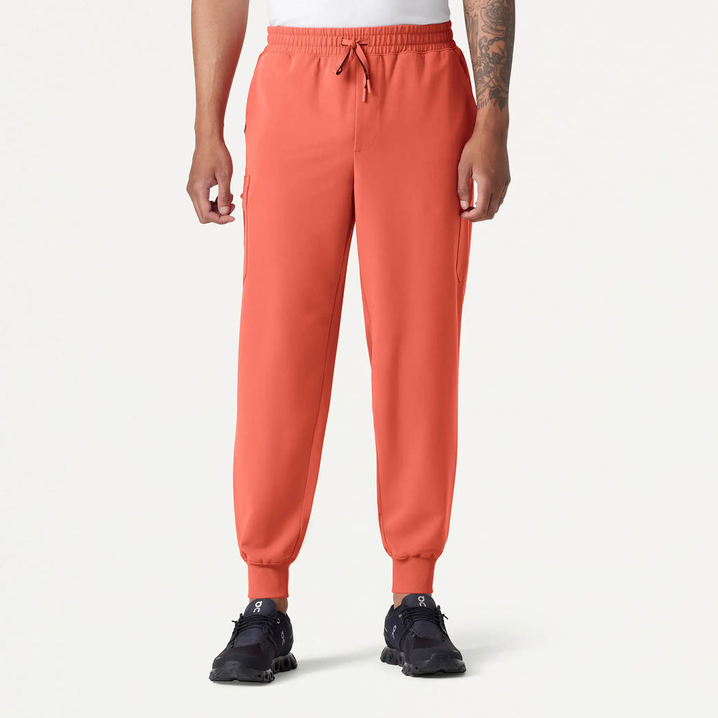 Jaanuu Scrubs Men's Osmo 8-Pocket Scrub Jogger Terra | scrub-supply.com