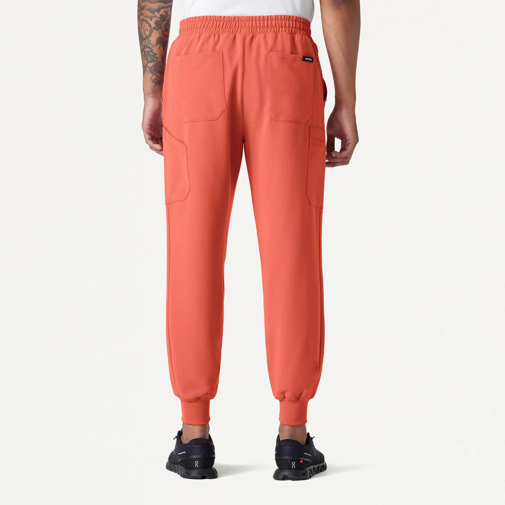 Jaanuu Scrubs Men's Osmo 8-Pocket Scrub Jogger Terra | scrub-supply.com