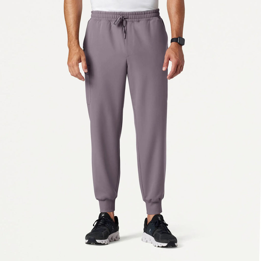 Jaanuu Scrubs Men's Osmo 8-Pocket Scrub Jogger Titanium | scrub-supply.com