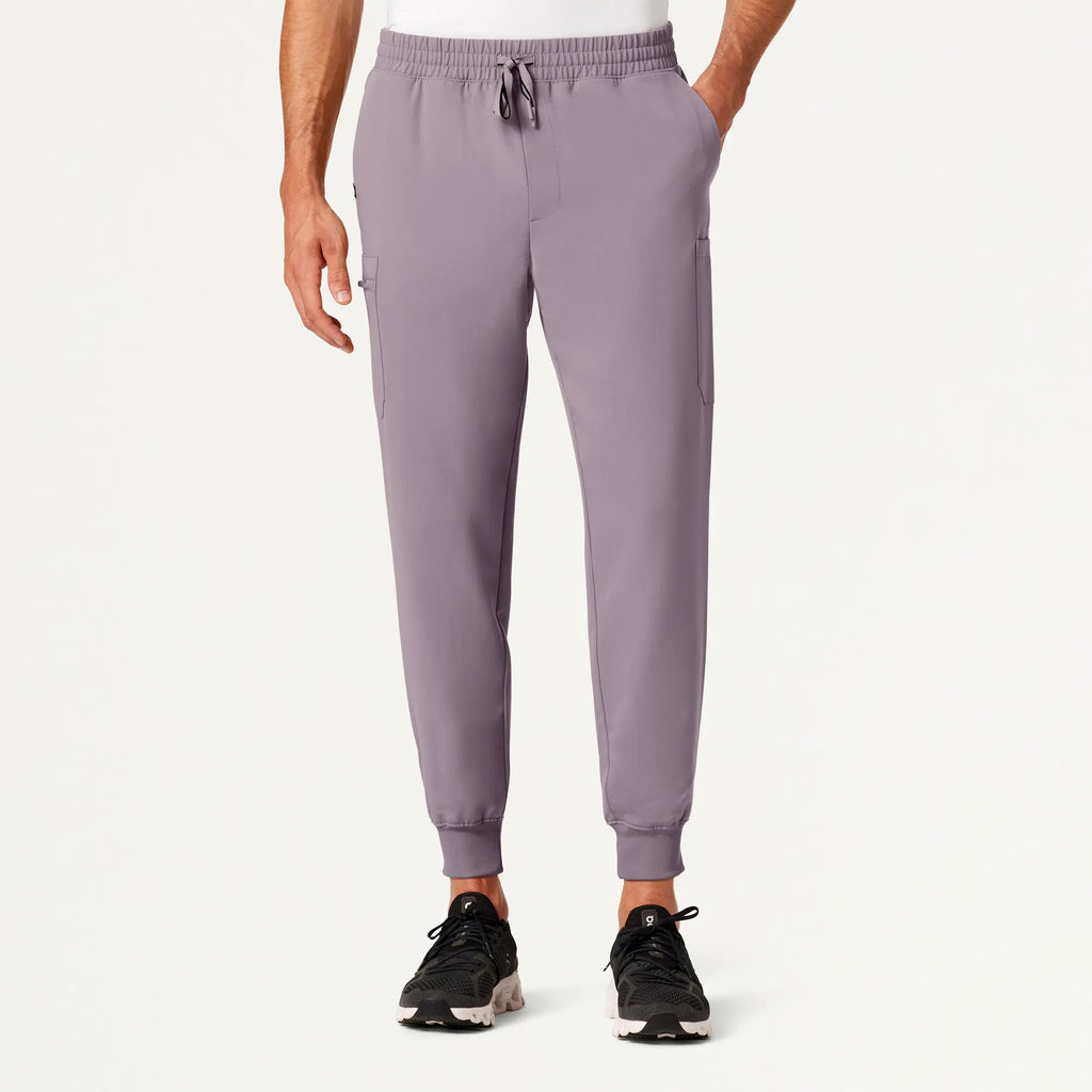 Jaanuu Scrubs Men's Osmo 8-Pocket Scrub Jogger Chrome | scrub-supply.com