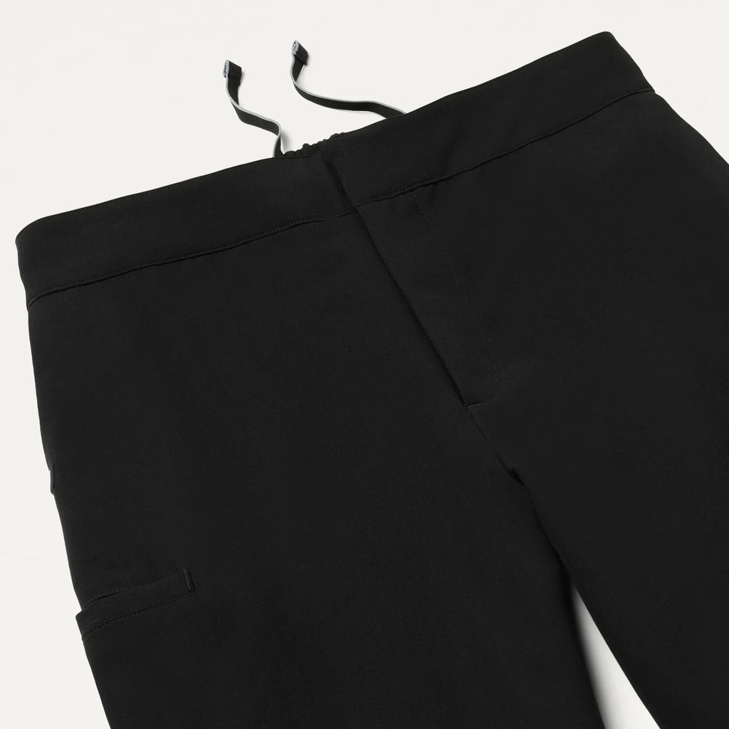 Jaanuu Scrubs Men's Rubin Tapered 7-Pocket Scrub Pant Black | scrub-supply.com