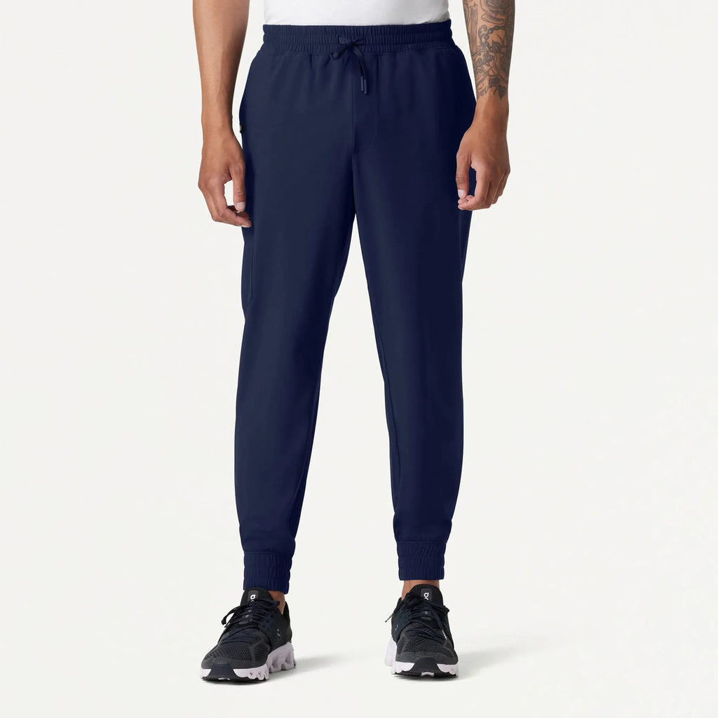 Jaanuu Scrubs Men's Powell ULTRAlite™ Scrub Jogger Midnight Navy | scrub-supply.com