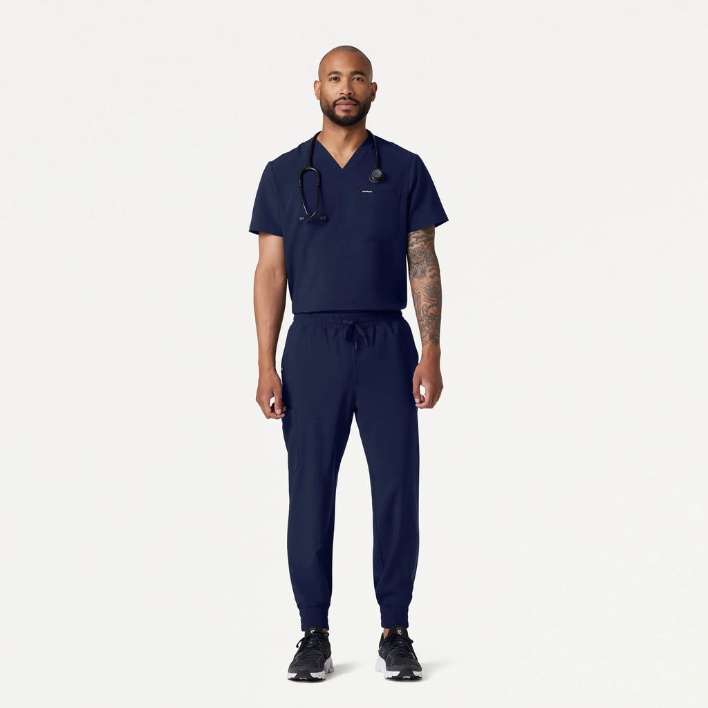 Jaanuu Scrubs Men's Powell ULTRAlite™ Scrub Jogger Midnight Navy | scrub-supply.com