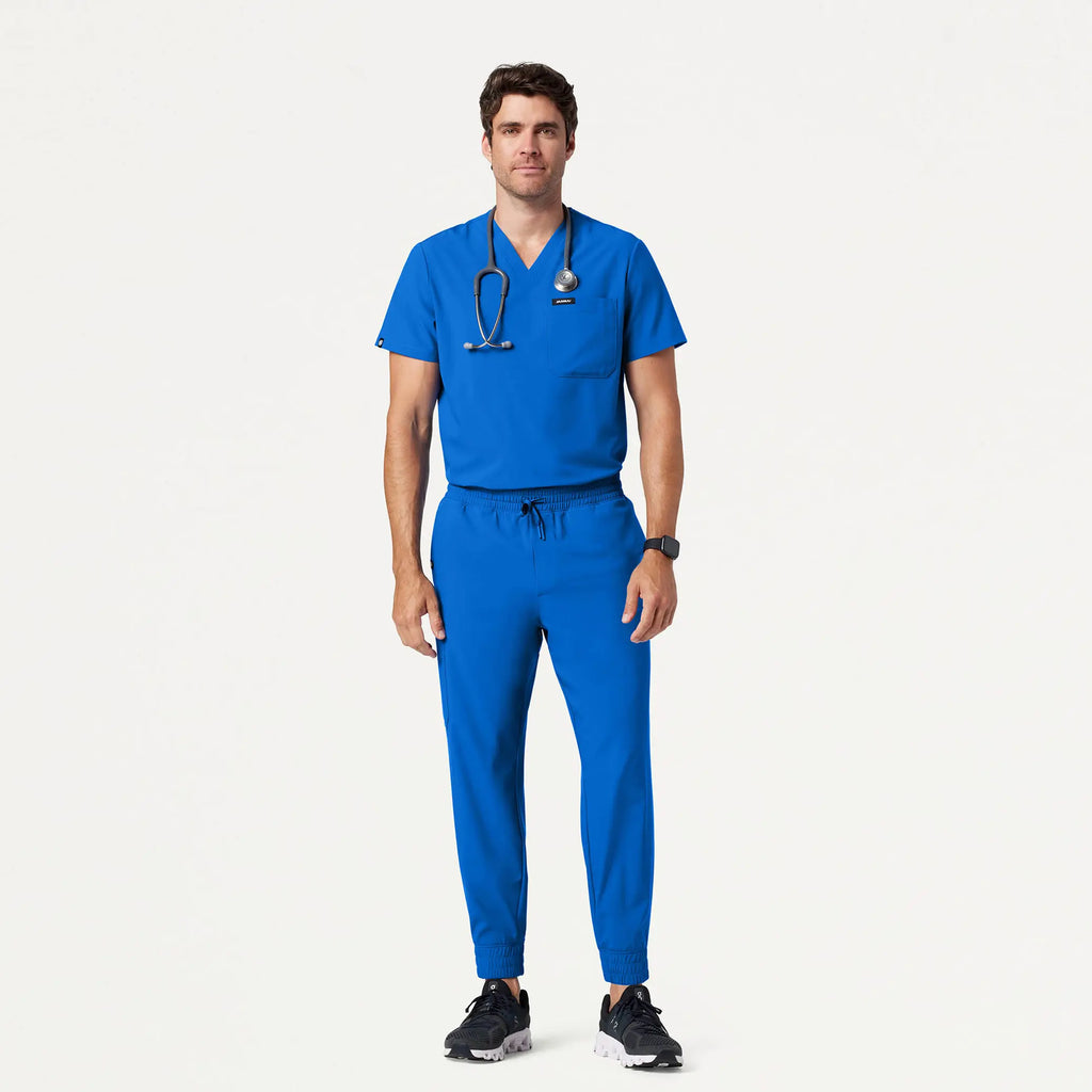 Jaanuu Scrubs Men's Powell ULTRAlite™ Scrub Jogger Royal Blue | scrub-supply.com