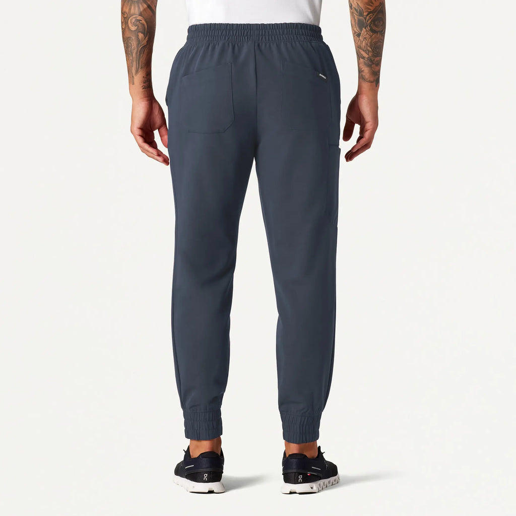 Jaanuu Scrubs Men's Cobot 8-Pocket Scrub Jogger Carbon Gray | scrub-supply.com