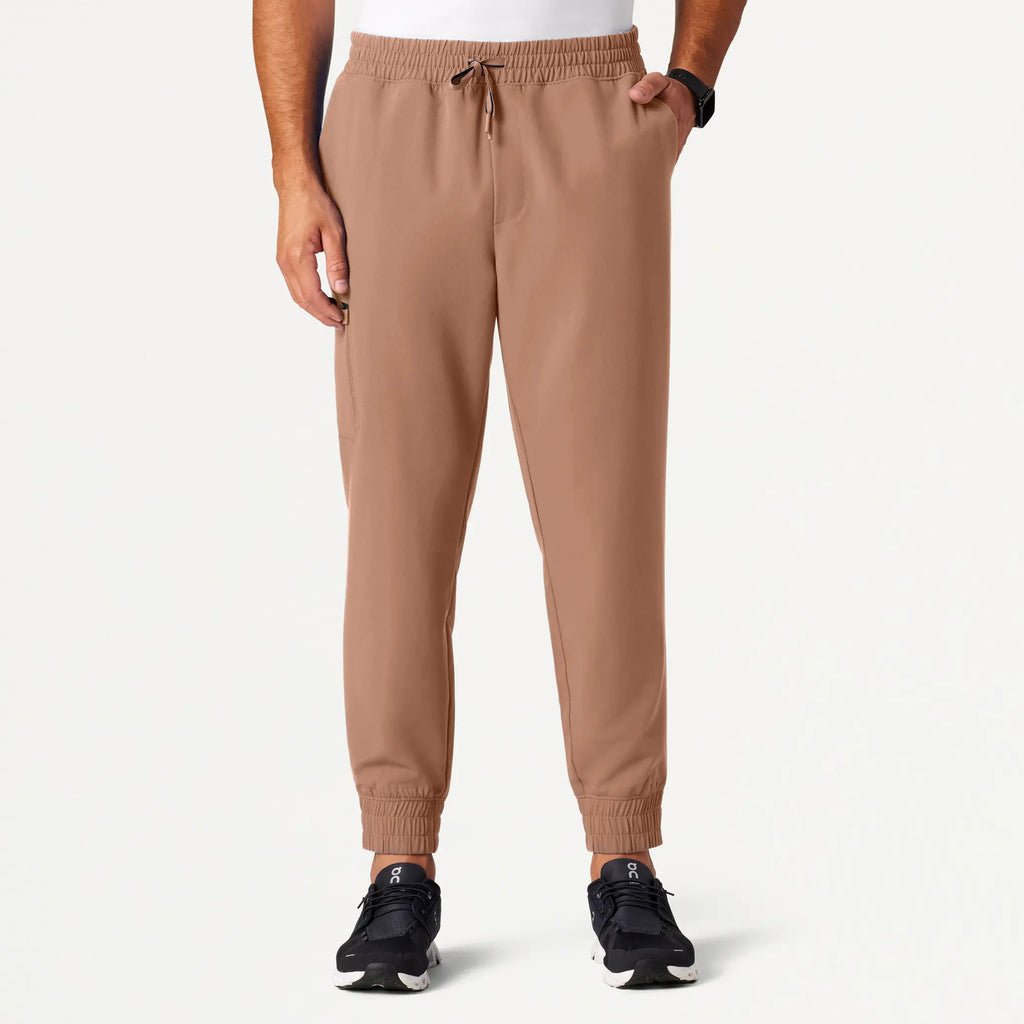 Jaanuu Scrubs Men's Cobot 8-Pocket Scrub Jogger Clay | scrub-supply.com