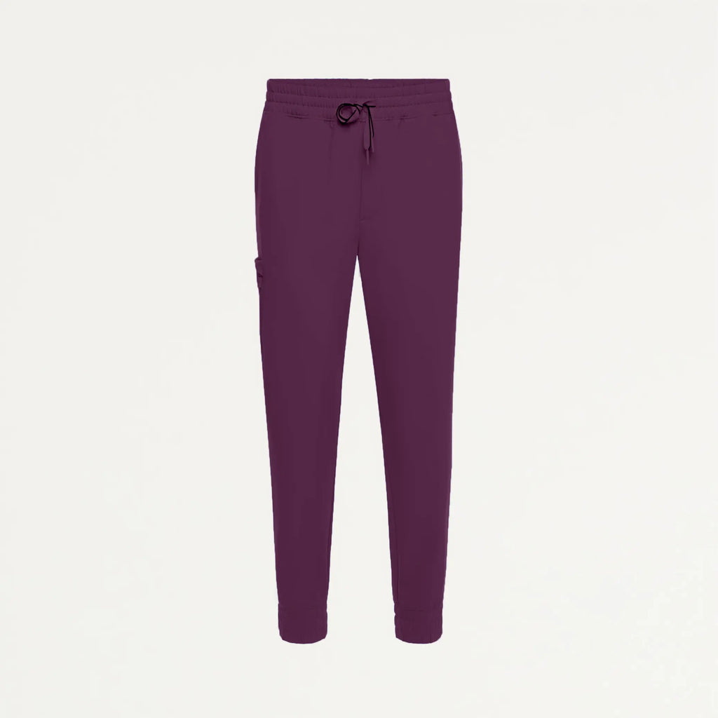 Jaanuu Scrubs Men's Cobot 8-Pocket Scrub Jogger Dark Amethyst | scrub-supply.com