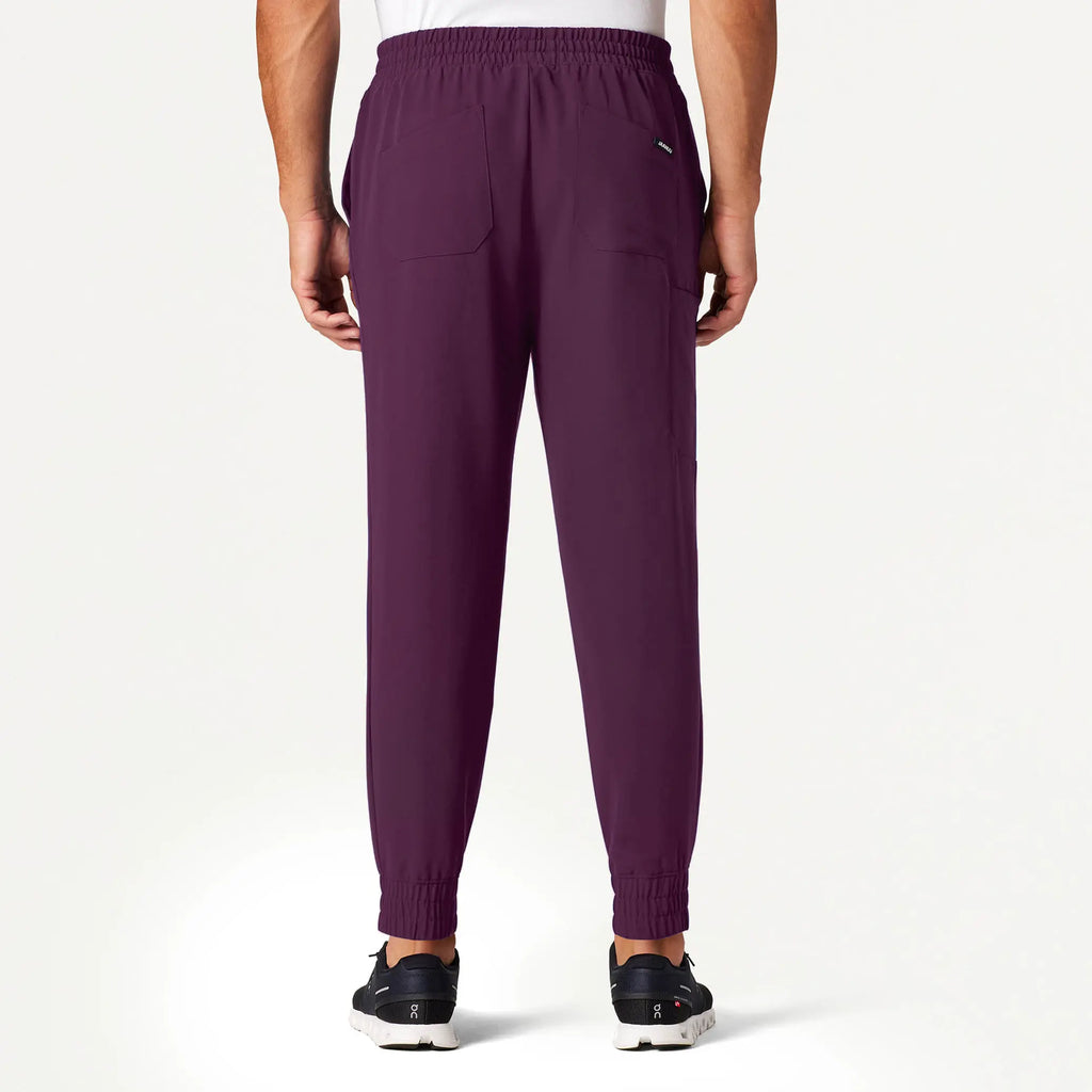 Jaanuu Scrubs Men's Cobot 8-Pocket Scrub Jogger Dark Amethyst | scrub-supply.com