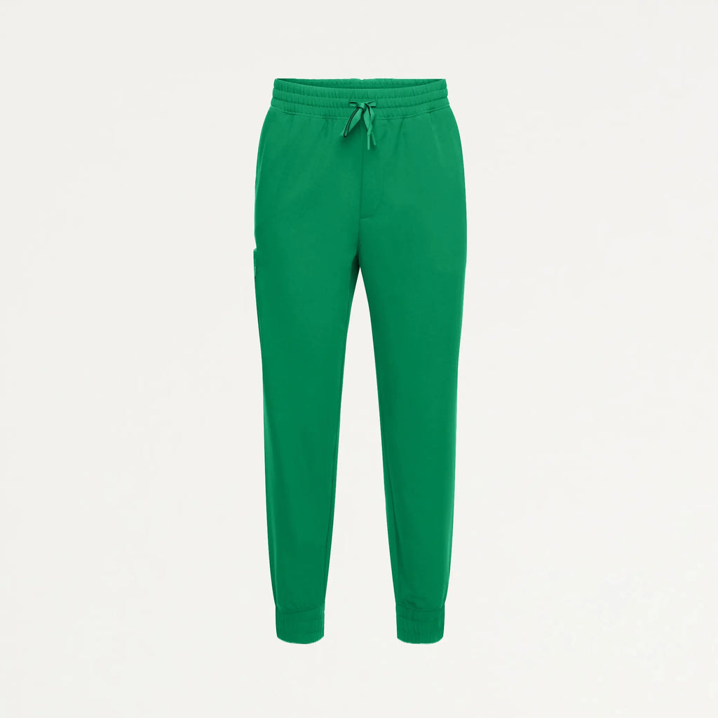 Jaanuu Scrubs Men's Cobot 8-Pocket Scrub Jogger Emerald Green | scrub-supply.com