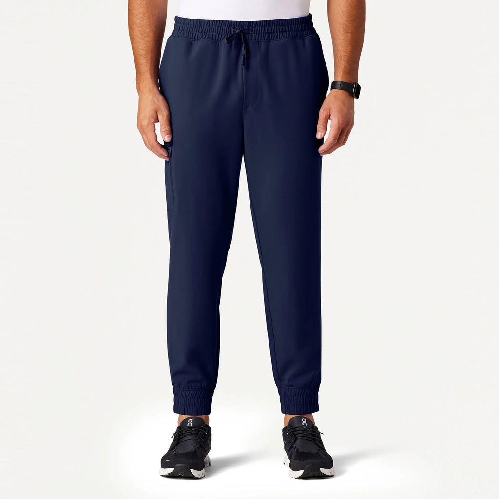 Jaanuu Scrubs Men's Cobot 8-Pocket Scrub Jogger Midnight Navy | scrub-supply.com