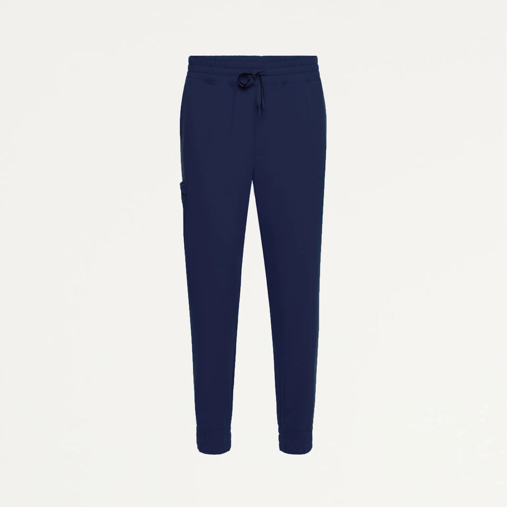 Jaanuu Scrubs Men's Cobot 8-Pocket Scrub Jogger Midnight Navy | scrub-supply.com